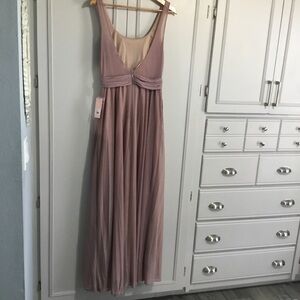 NWT Birdy Grey Mauve Jan Chiffon Dress size M